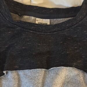 Gymshark Black Cropped Long Sleeve Hoodie